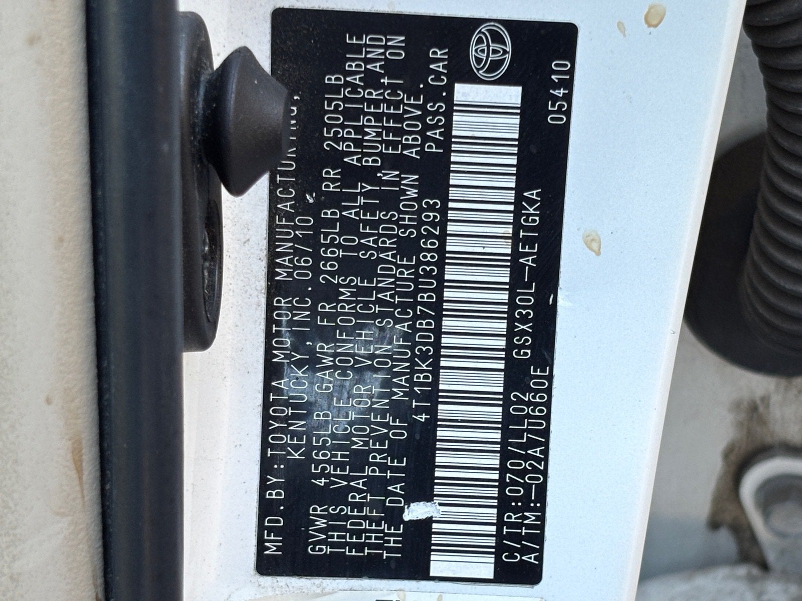 2011 Toyota Avalon Base