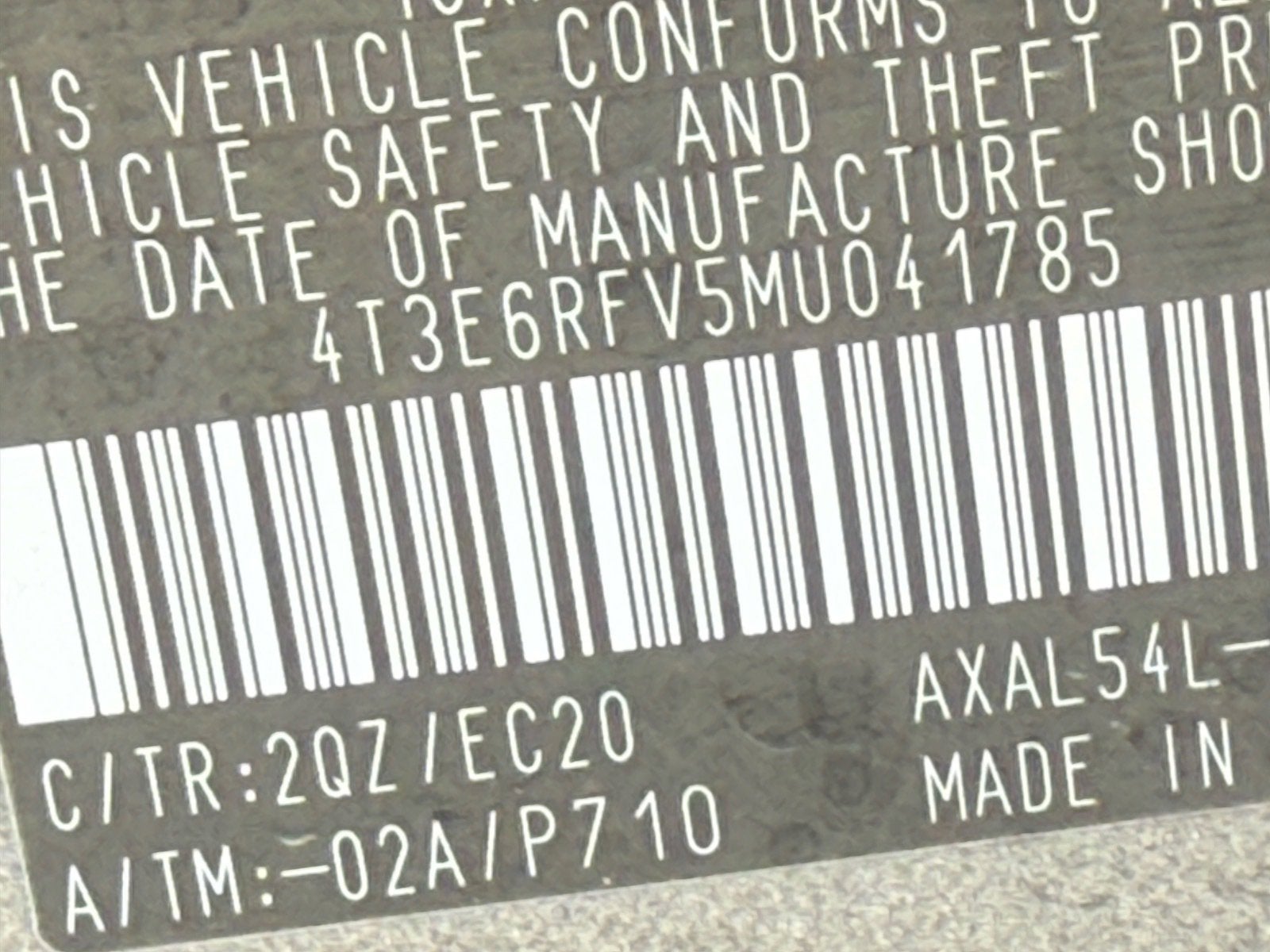 2021 Toyota RAV4 Hybrid XSE