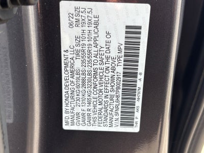 2023 Honda Odyssey Touring