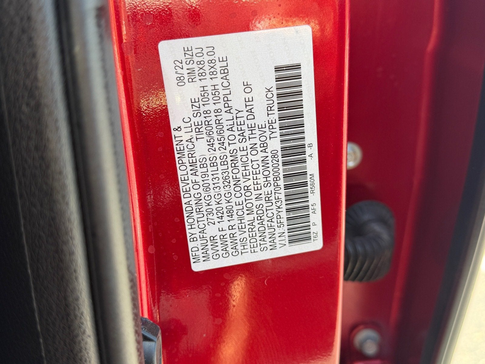 2023 Honda Ridgeline RTL-E