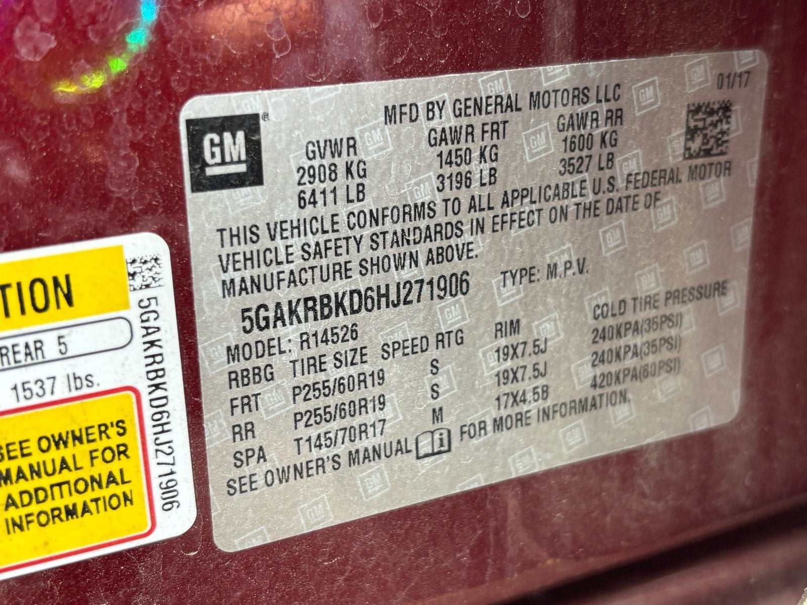 2017 Buick Enclave Leather