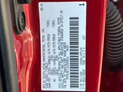 2016 Toyota Tundra 4WD Truck LTD
