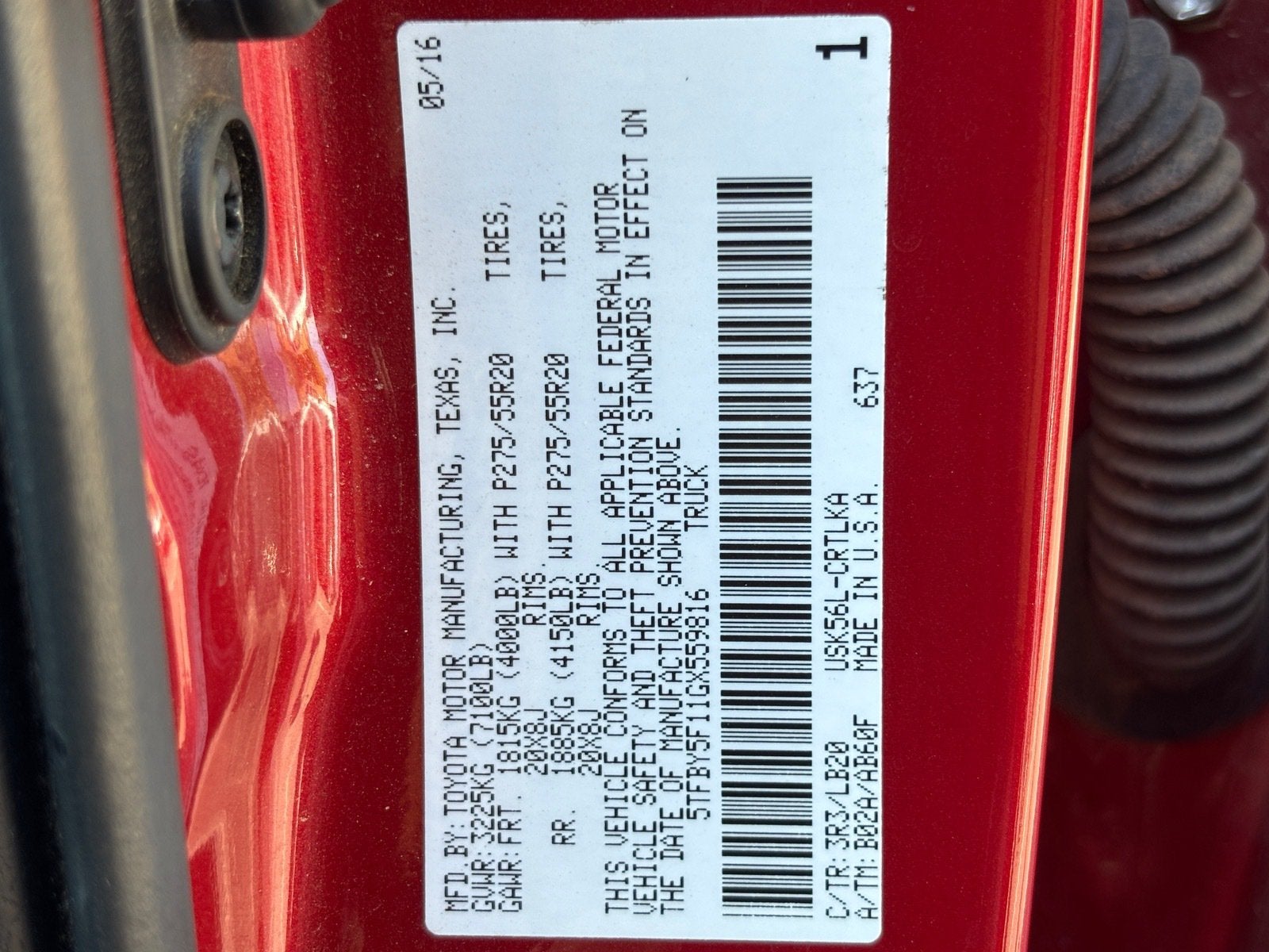 2016 Toyota Tundra 4WD Truck LTD