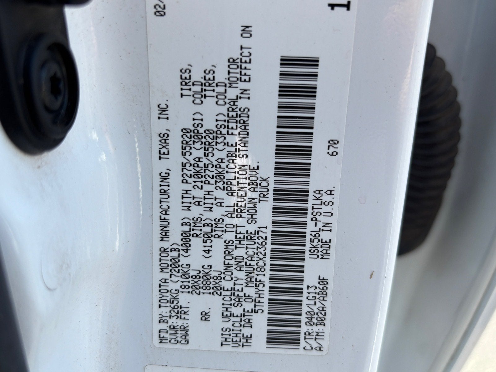 2012 Toyota Tundra 4WD Truck LTD