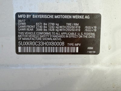 2017 BMW X5 xDrive35i
