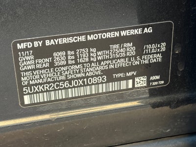 2018 BMW X5 sDrive35i