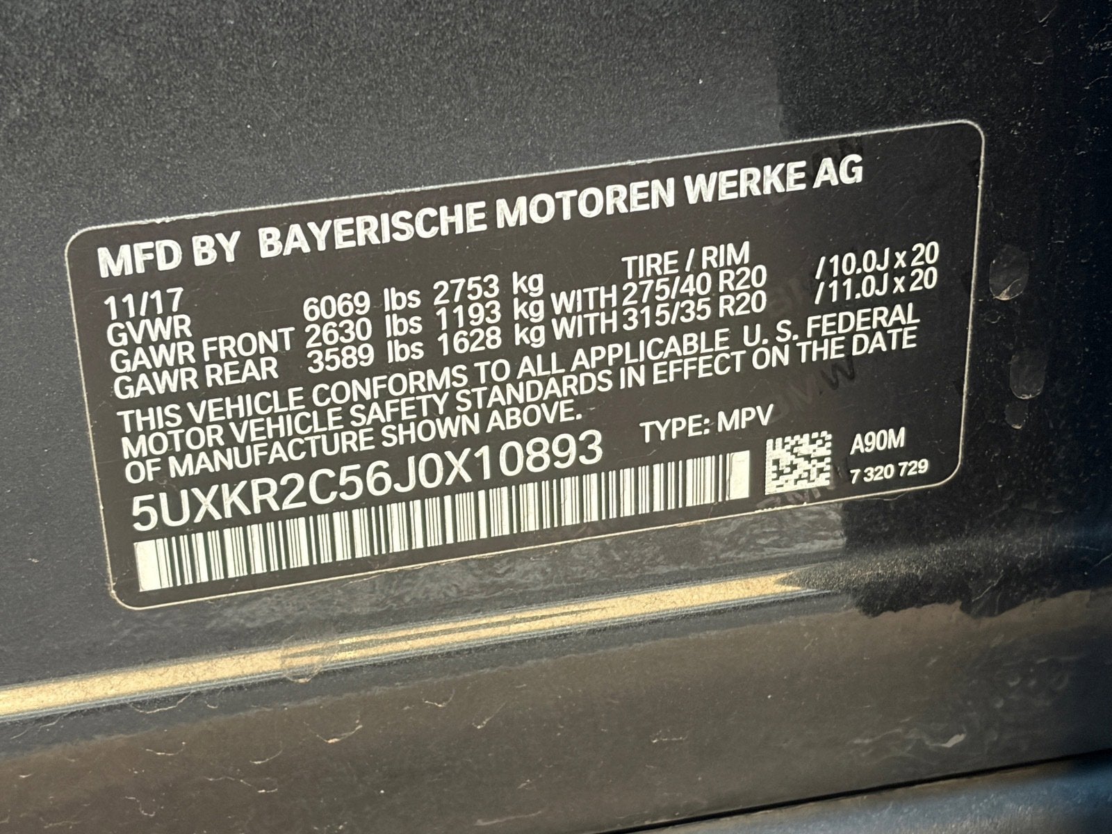 2018 BMW X5 sDrive35i