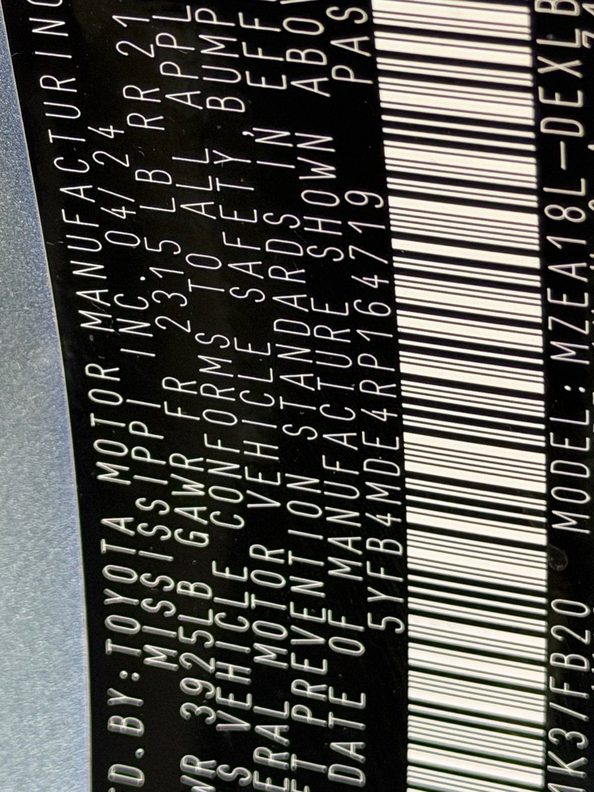 2024 Toyota Corolla LE