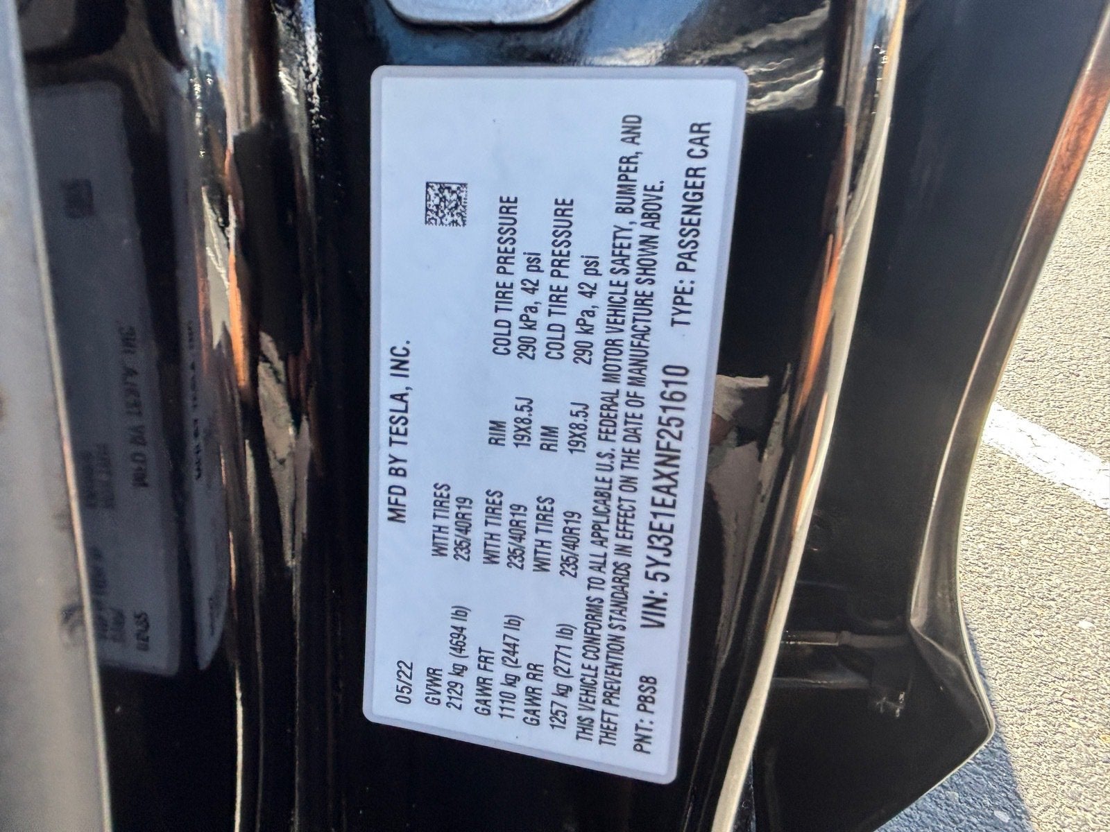 2022 Tesla Model 3 Base