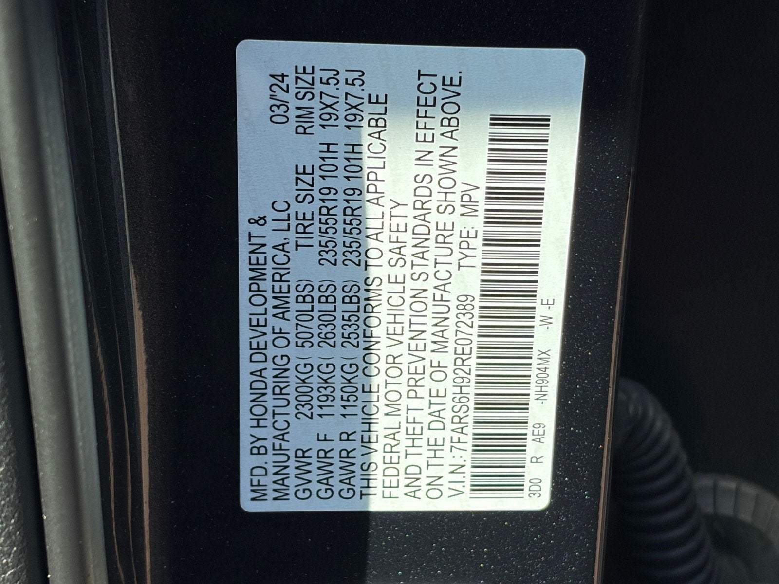 2024 Honda CR-V Hybrid Sport Touring