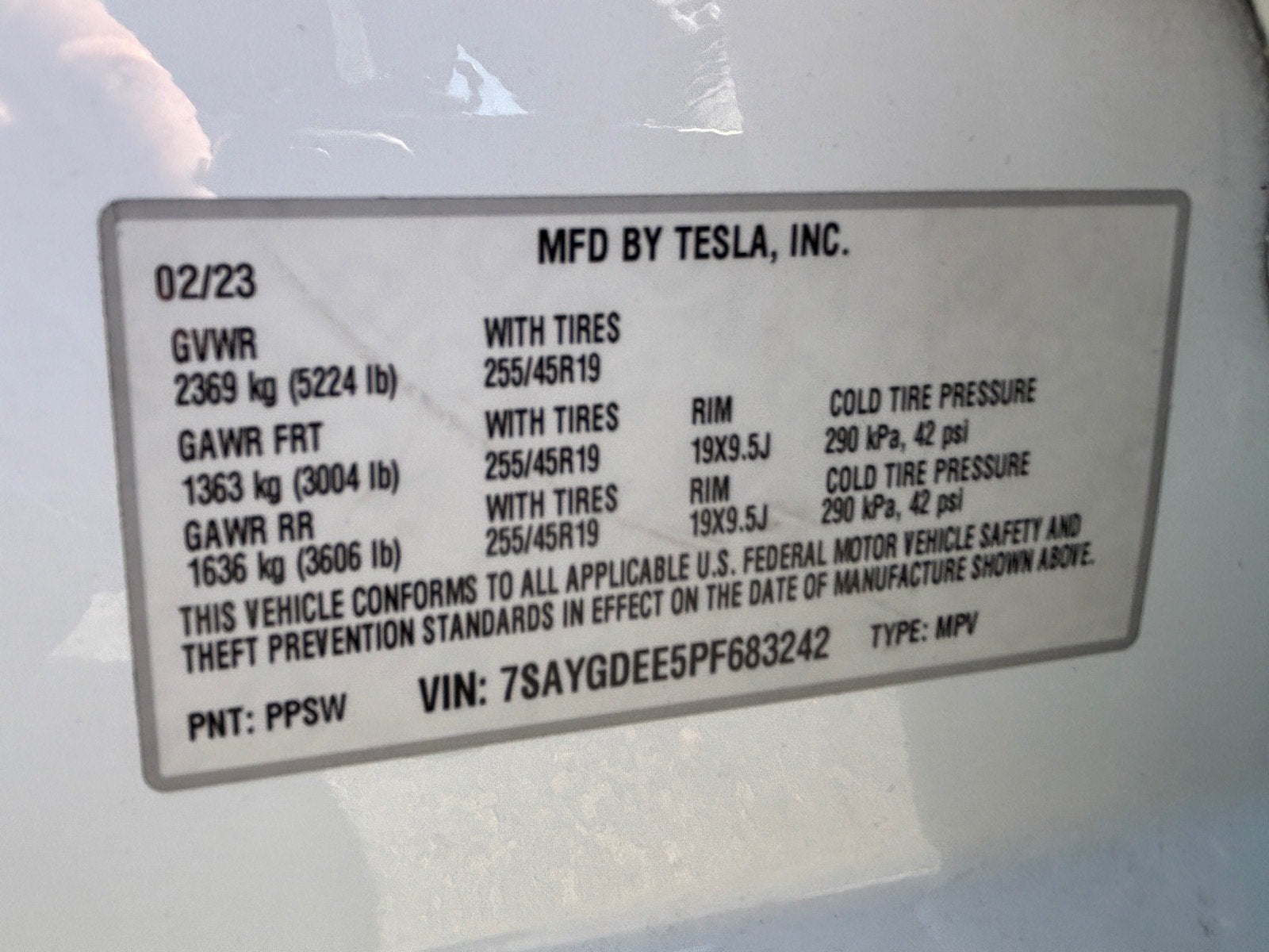 2023 Tesla Model Y Long Range
