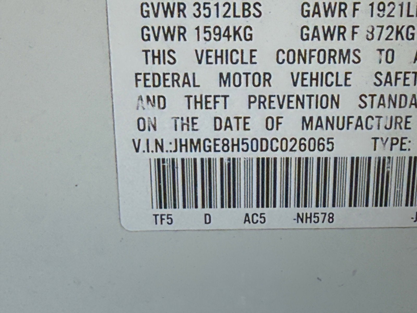 2013 Honda Fit Sport