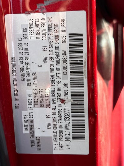 2018 Mazda Mazda6 Touring