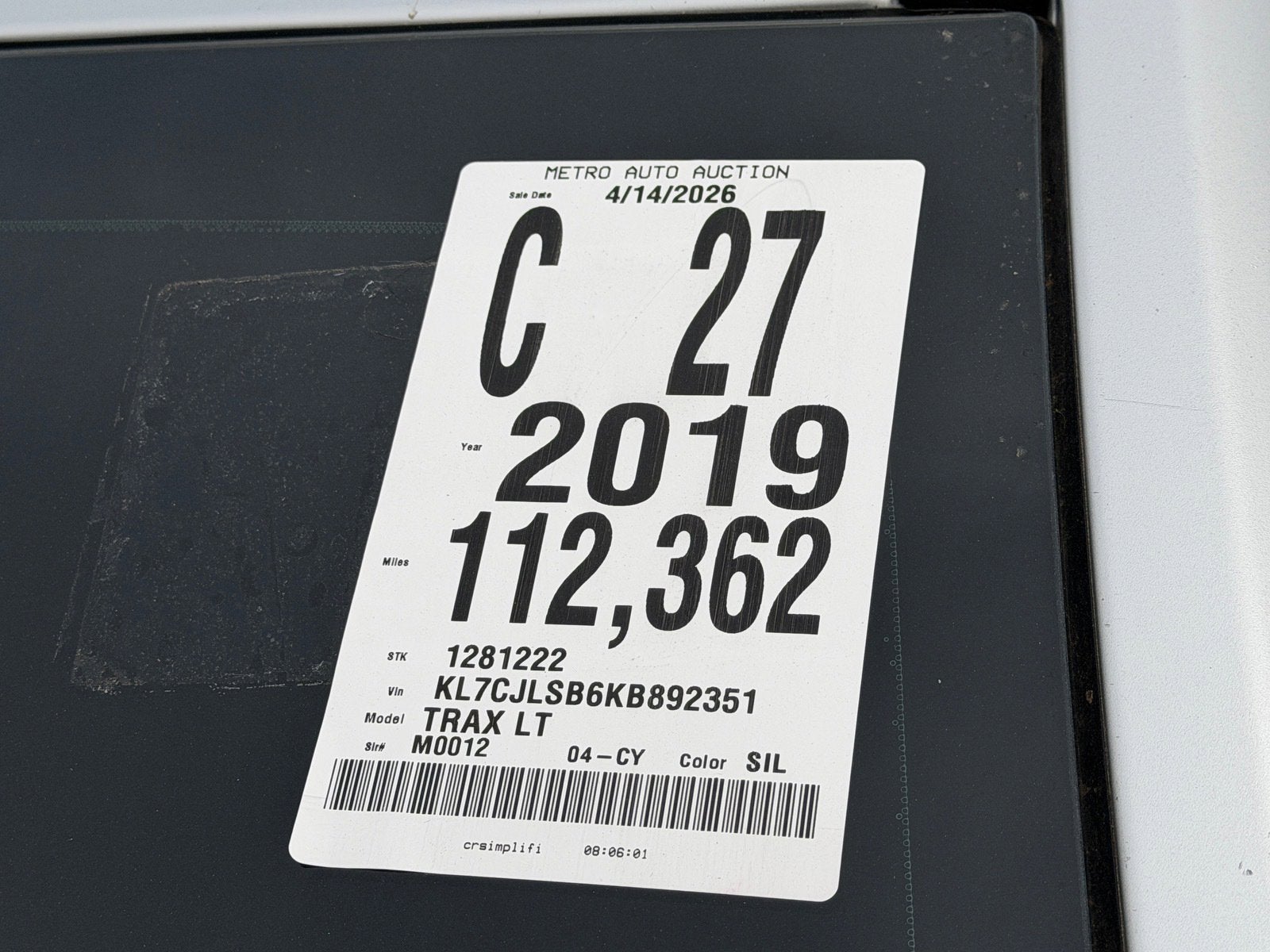 2019 Chevrolet Trax LT