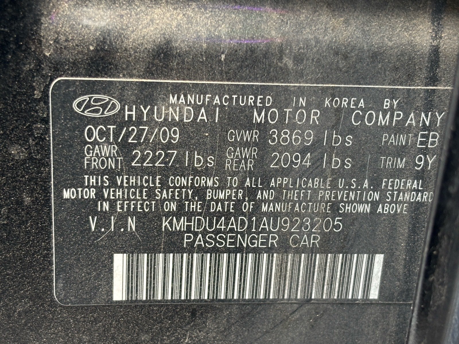 2010 Hyundai Elantra GLS PZEV