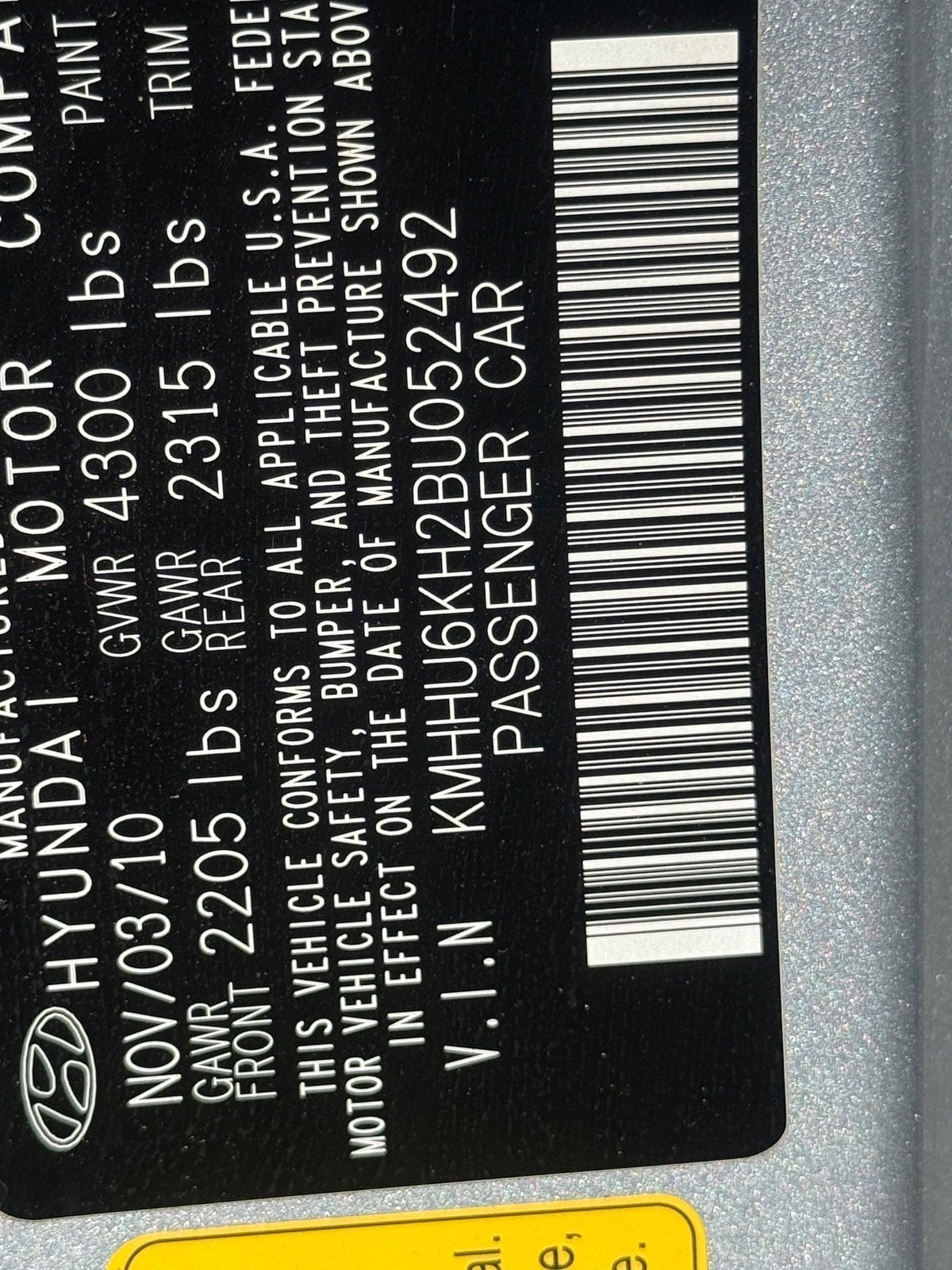 2011 Hyundai Genesis Coupe Track