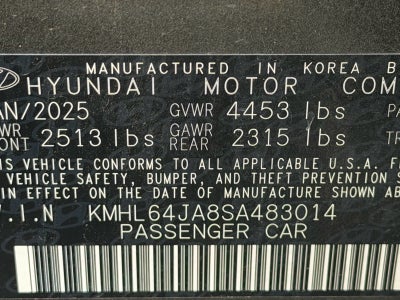 2025 Hyundai Sonata SEL