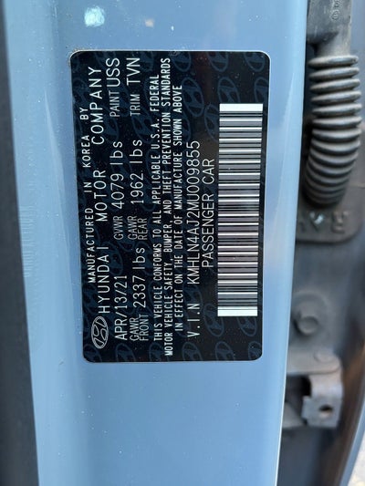 2021 Hyundai Elantra Hybrid Limited