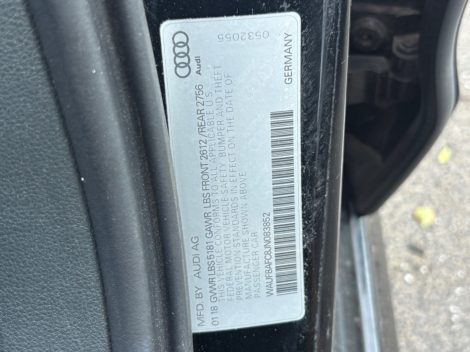 2018 Audi A6 2.0T Premium
