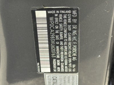 1999 Porsche Boxster Base